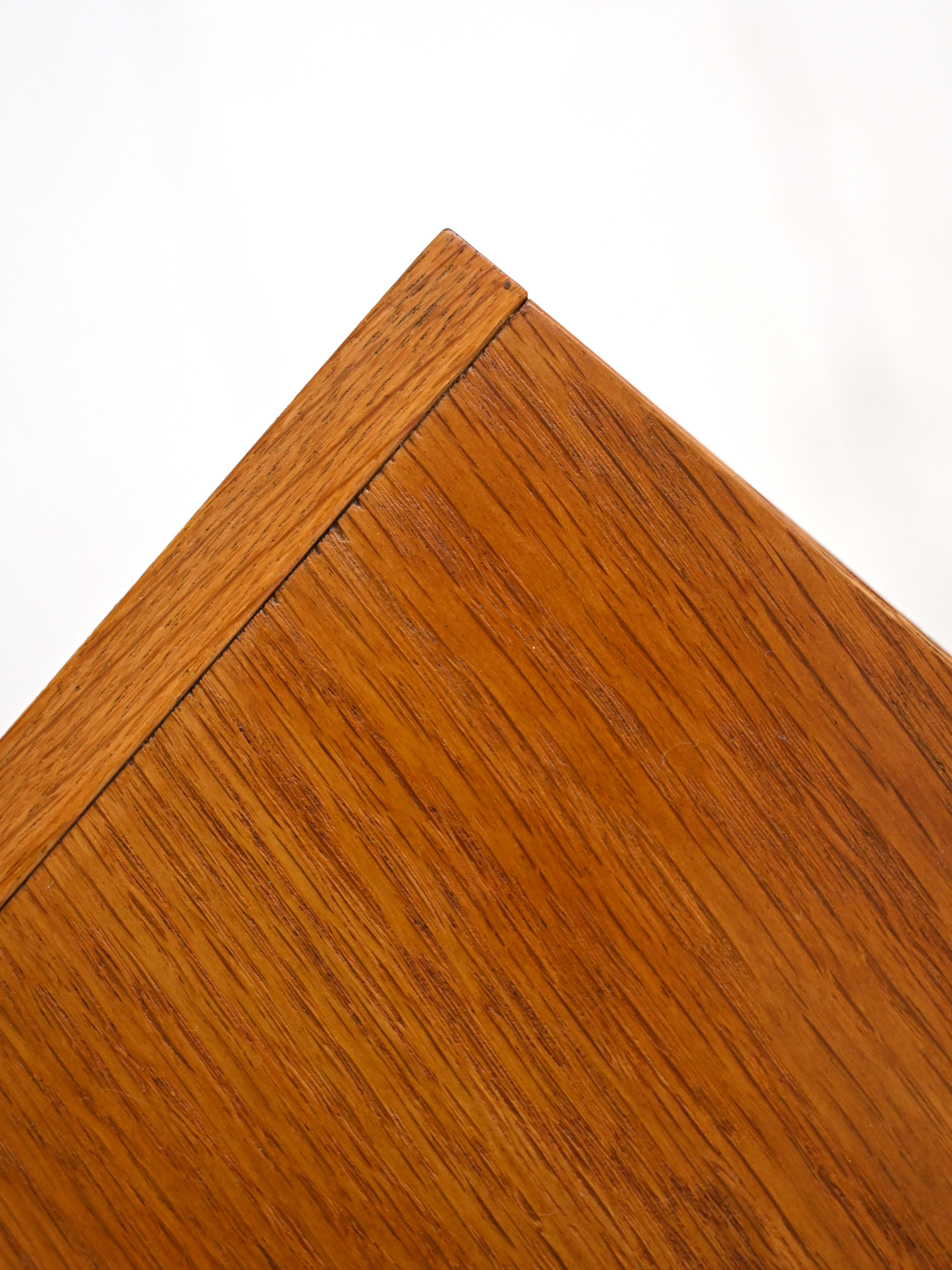 Mid-20th Century Scandinavian oak chest of drawers