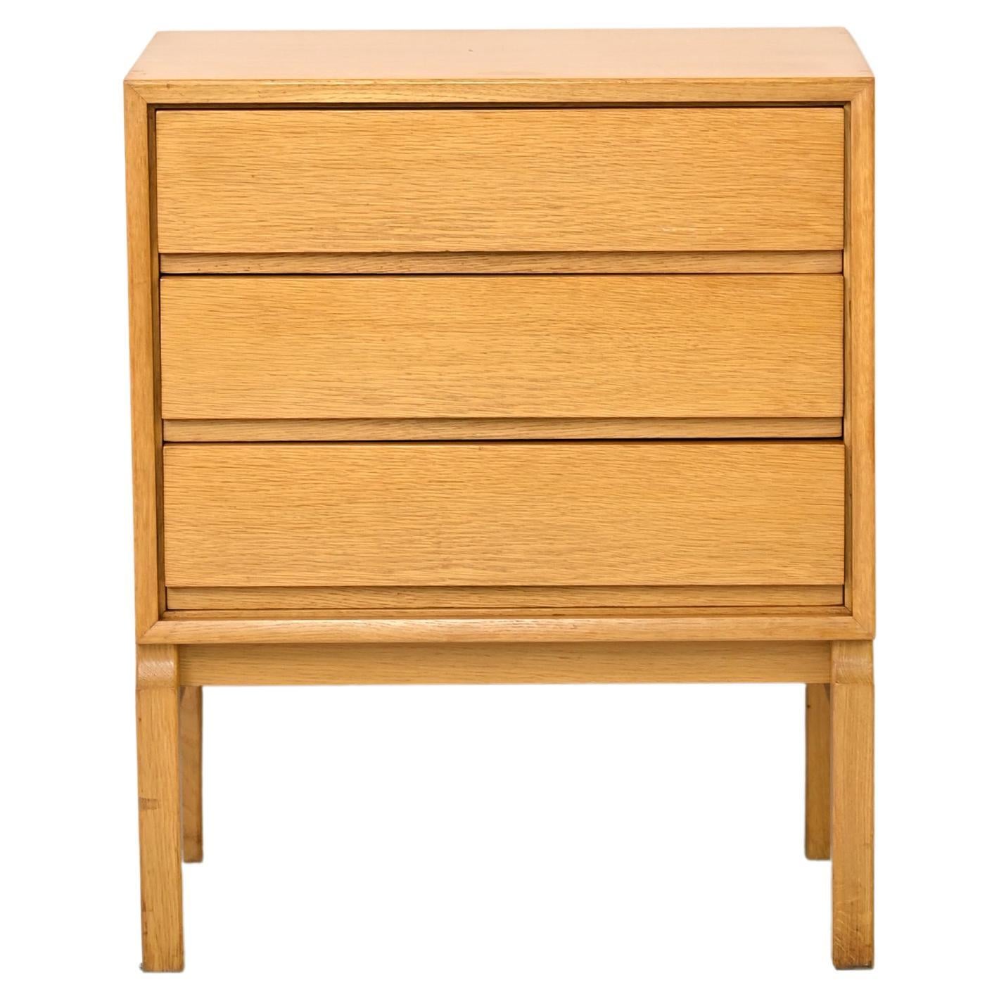 Scandinavian oak chest of drawers