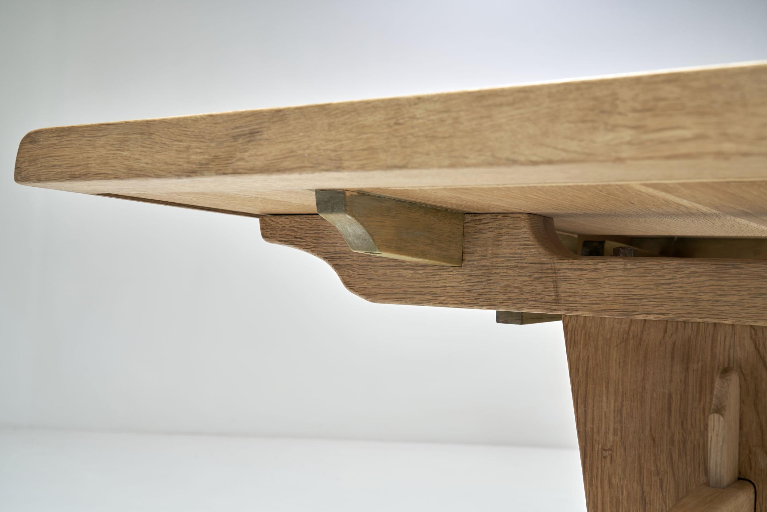 Scandinavian Oak Dining Table, Scandinavia, circa 1950s 8