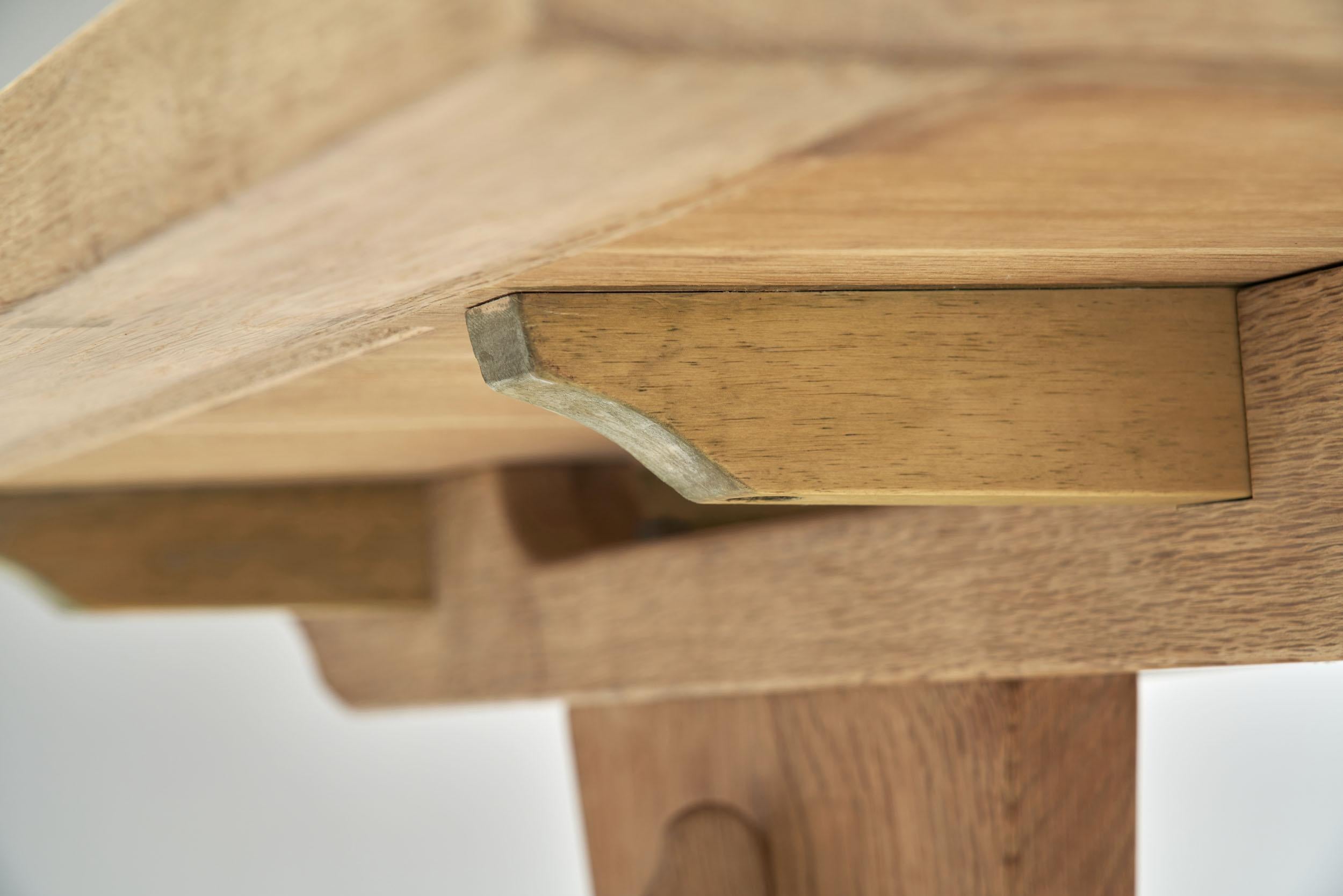 Scandinavian Oak Dining Table, Scandinavia, circa 1950s 10