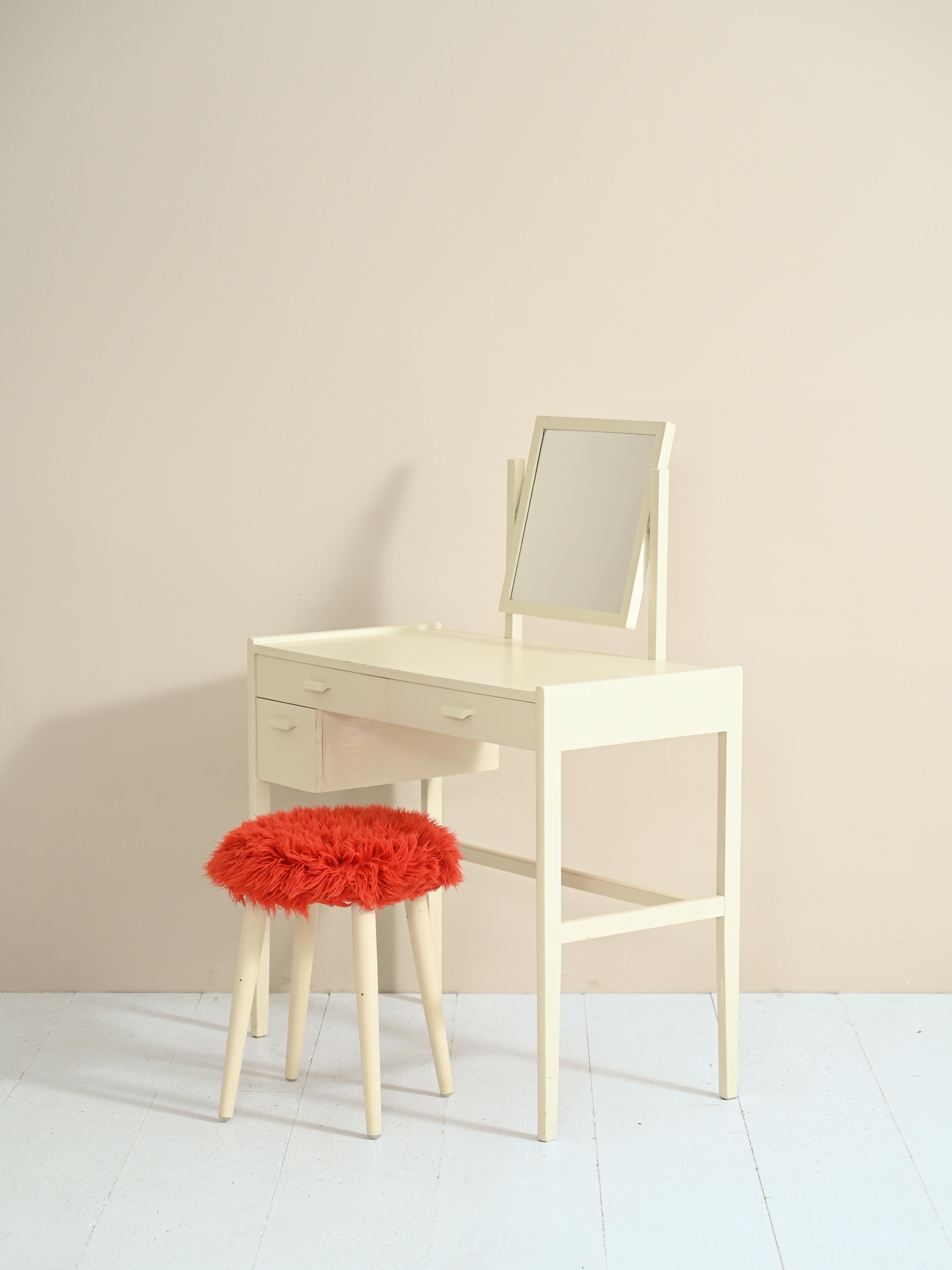 Scandinavian Oak Dressing Table For Sale at 1stDibs