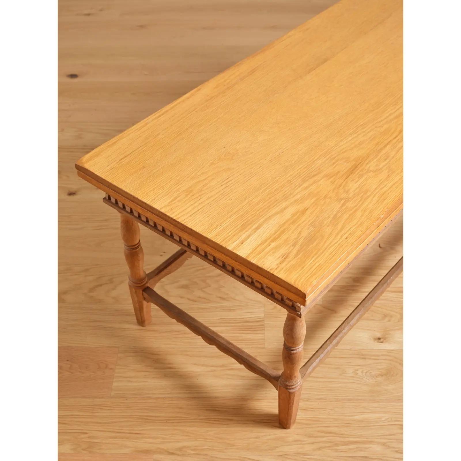 Scandinavian Modern Scandinavian Oak Extension Coffee Table For Sale
