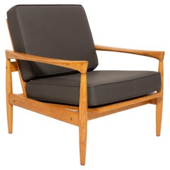 Scandinavian Oak Lounge "Kolding" Armchair by Erik Worts, 1960s