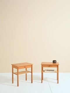 Scandinavian Oak Nightstands
