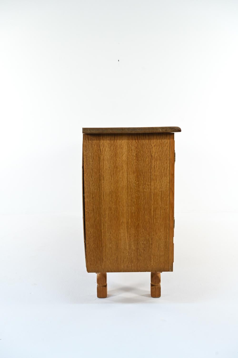Scandinavian Oak Sideboard in the Manner of Henning Kjærnulf, c. 1970's 4