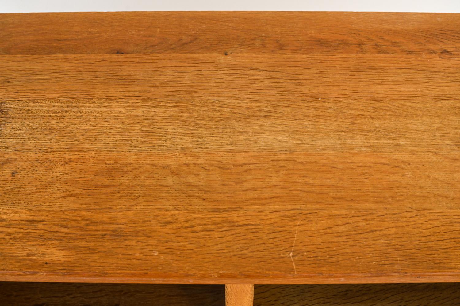 Scandinavian Oak Sideboard in the Manner of Henning Kjærnulf, c. 1970's In Good Condition In Norwalk, CT