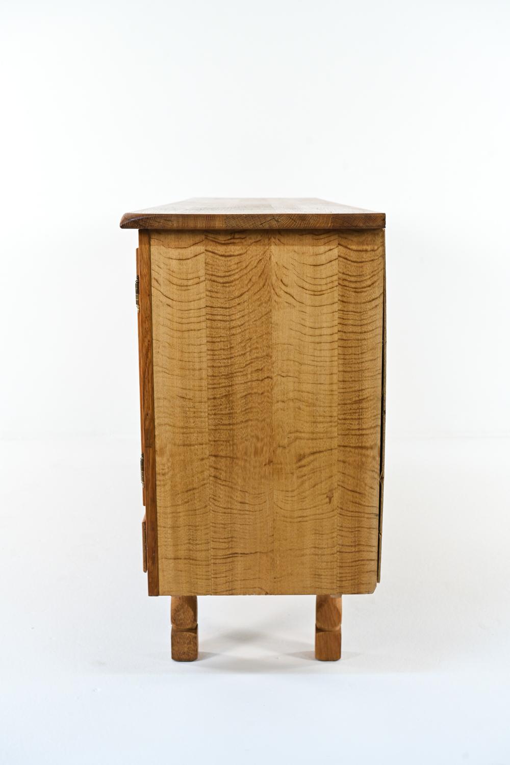 Scandinavian Oak Sideboard in the Manner of Henning Kjærnulf, c. 1970's 2