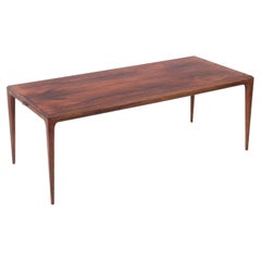 Scandinavian occasional table in rosewood designed by Johannes Andersen
