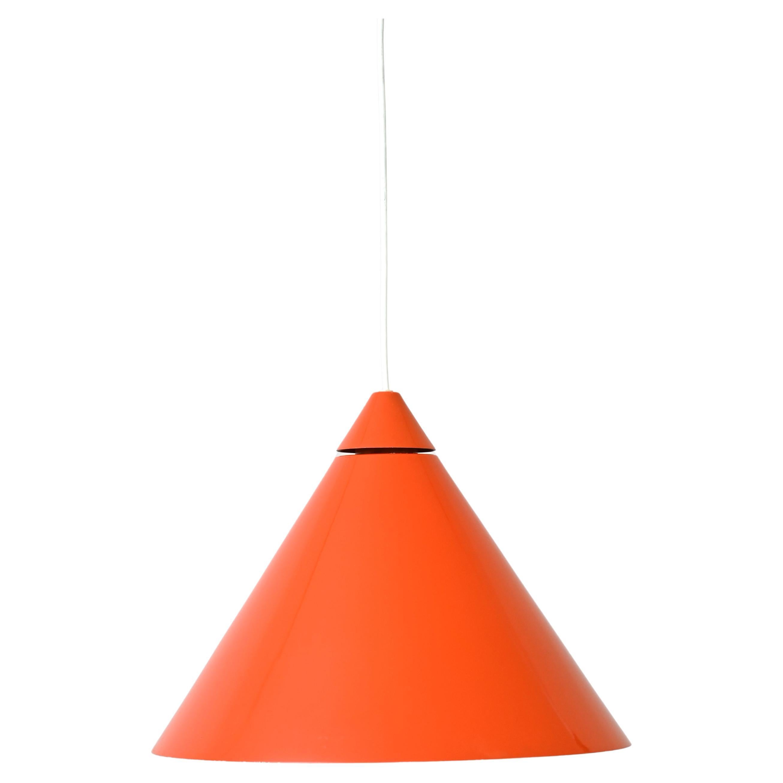 Lampe à suspension scandinave orange