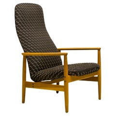 Retro Scandinavian Organic Recliner by Alf Svensson 