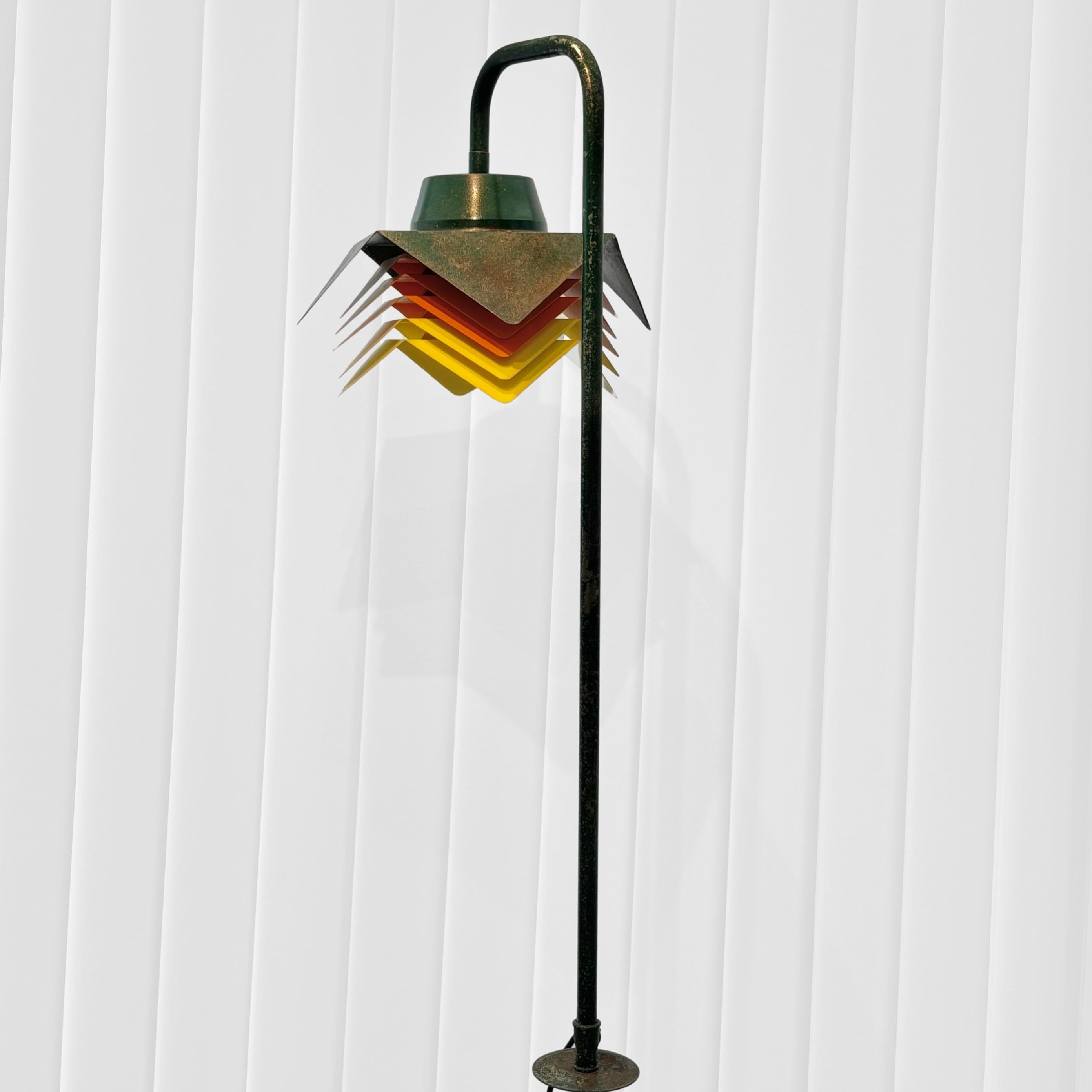 Milieu du XXe siècle Lampe de jardin d'extérieur scandinave Model No No 672, BITO, Danemark, années 1960 en vente