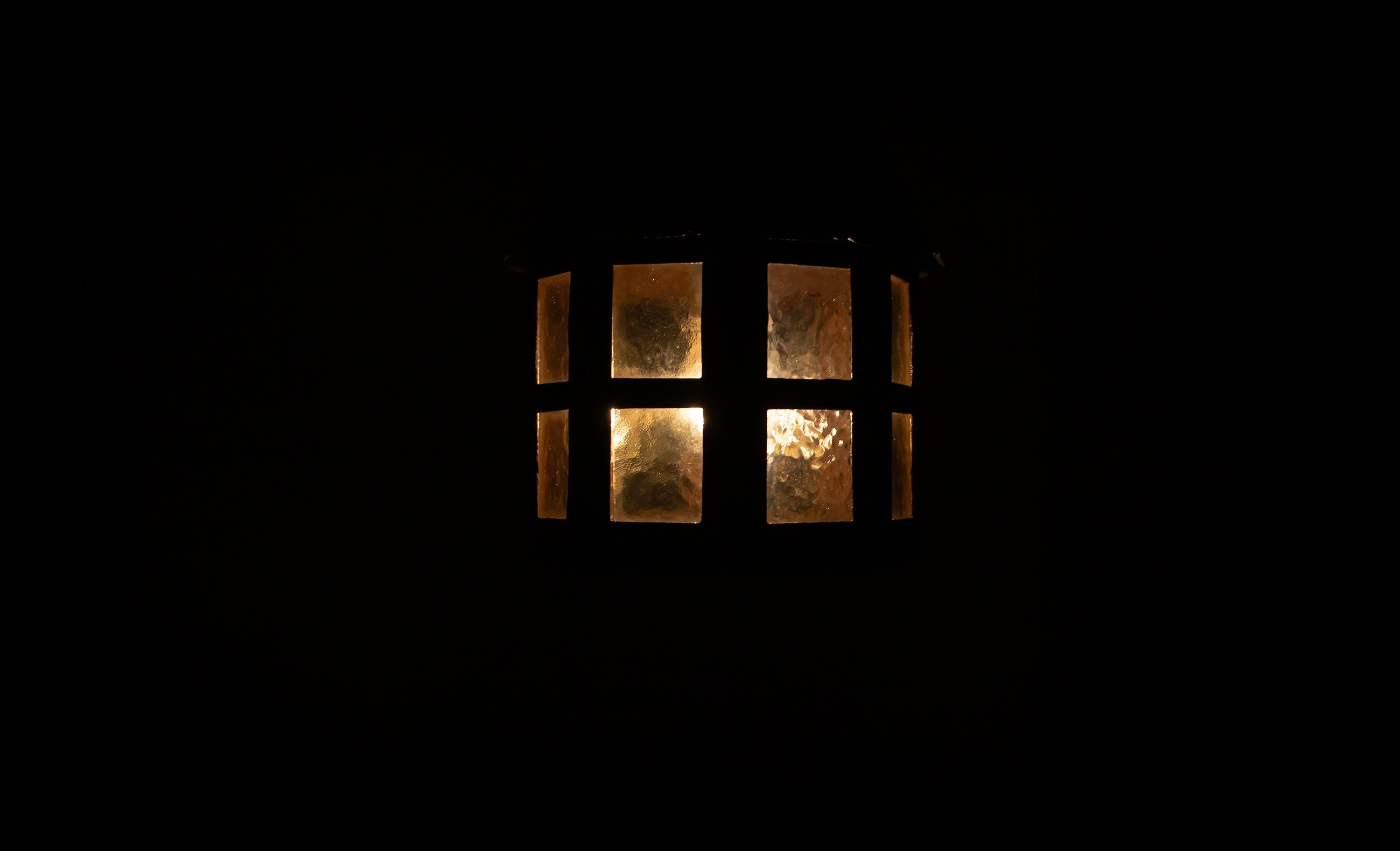 Metal Scandinavian Outdoor Porch Ceiling Light, 1960s