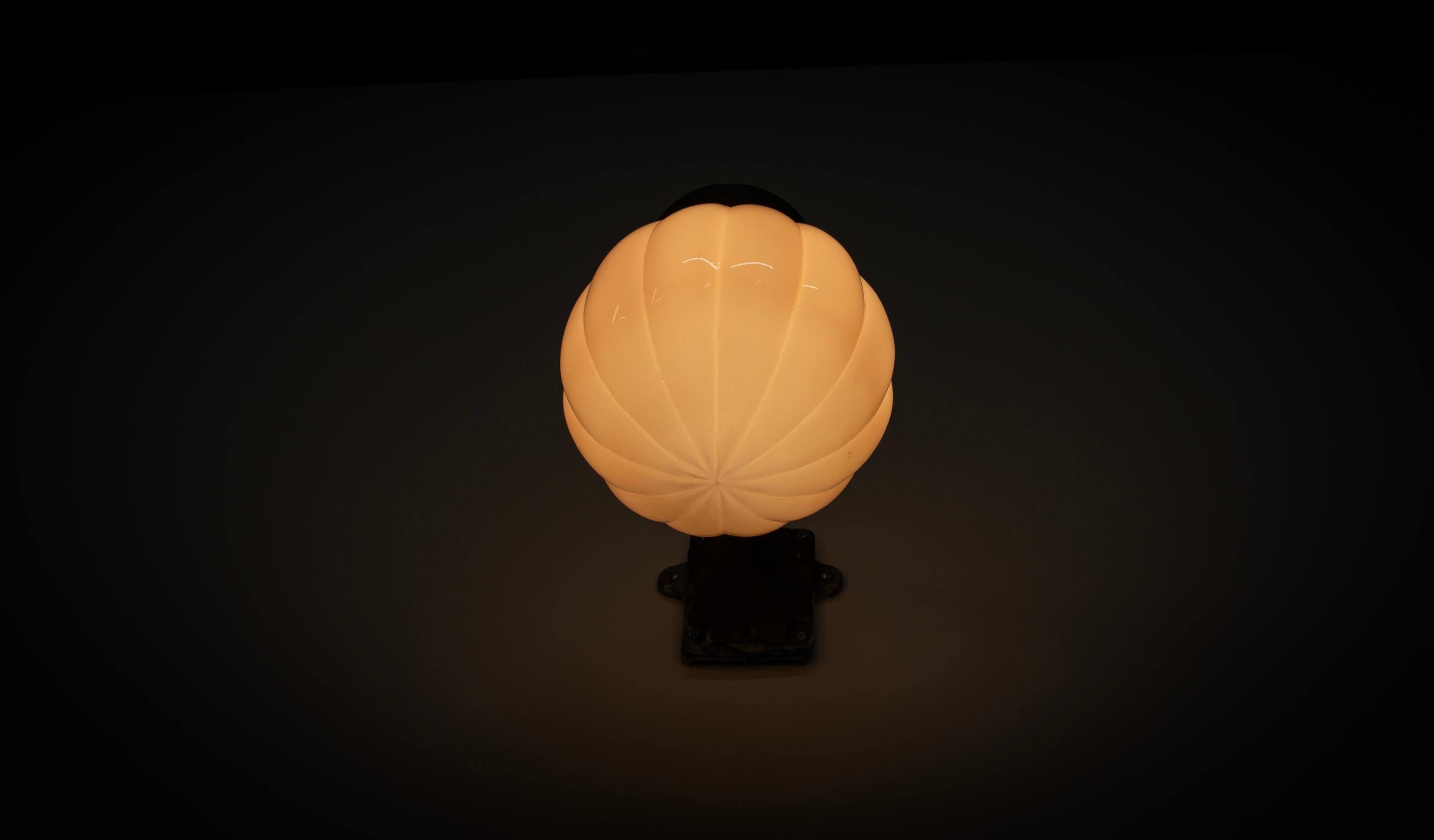 Scandinavian Outdoor Wall Light, Norway, 1960s For Sale 4