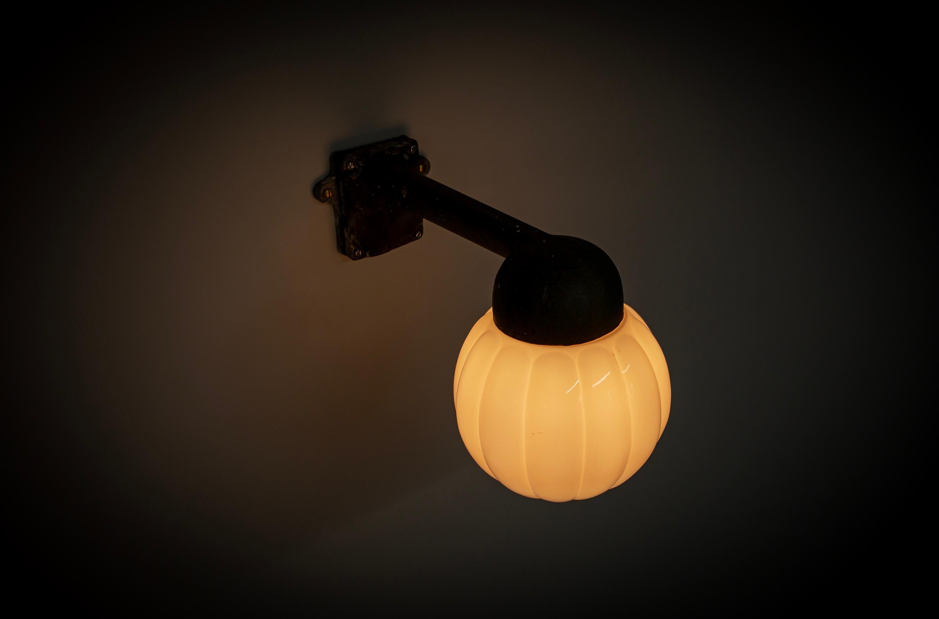 Scandinavian Outdoor Wall Light, Norway, 1960s For Sale 7