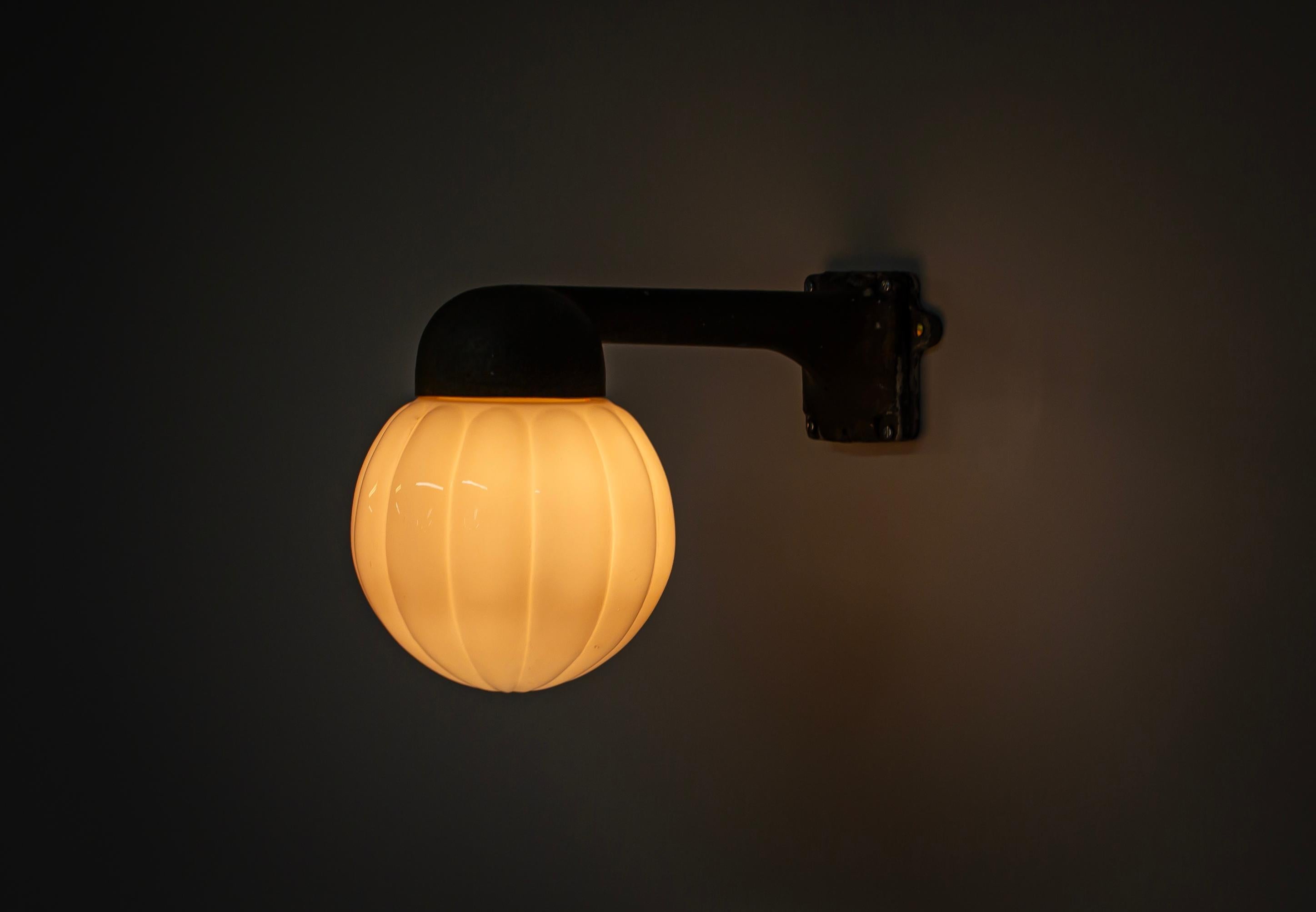 Scandinavian Outdoor Wall Light, Norway, 1960s For Sale 9