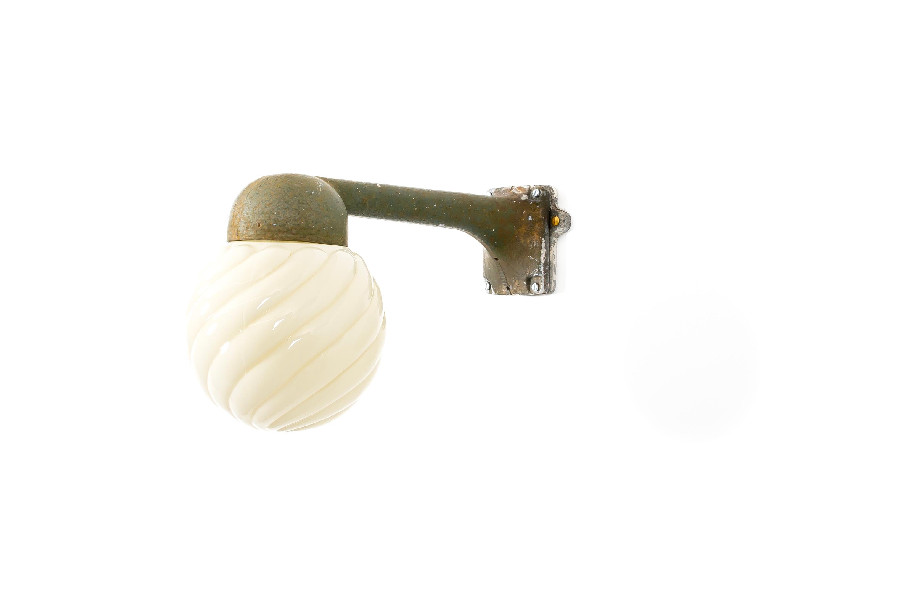 Scandinavian Outdoor Wall Light, Norway, 1960s In Good Condition For Sale In Oslo, NO