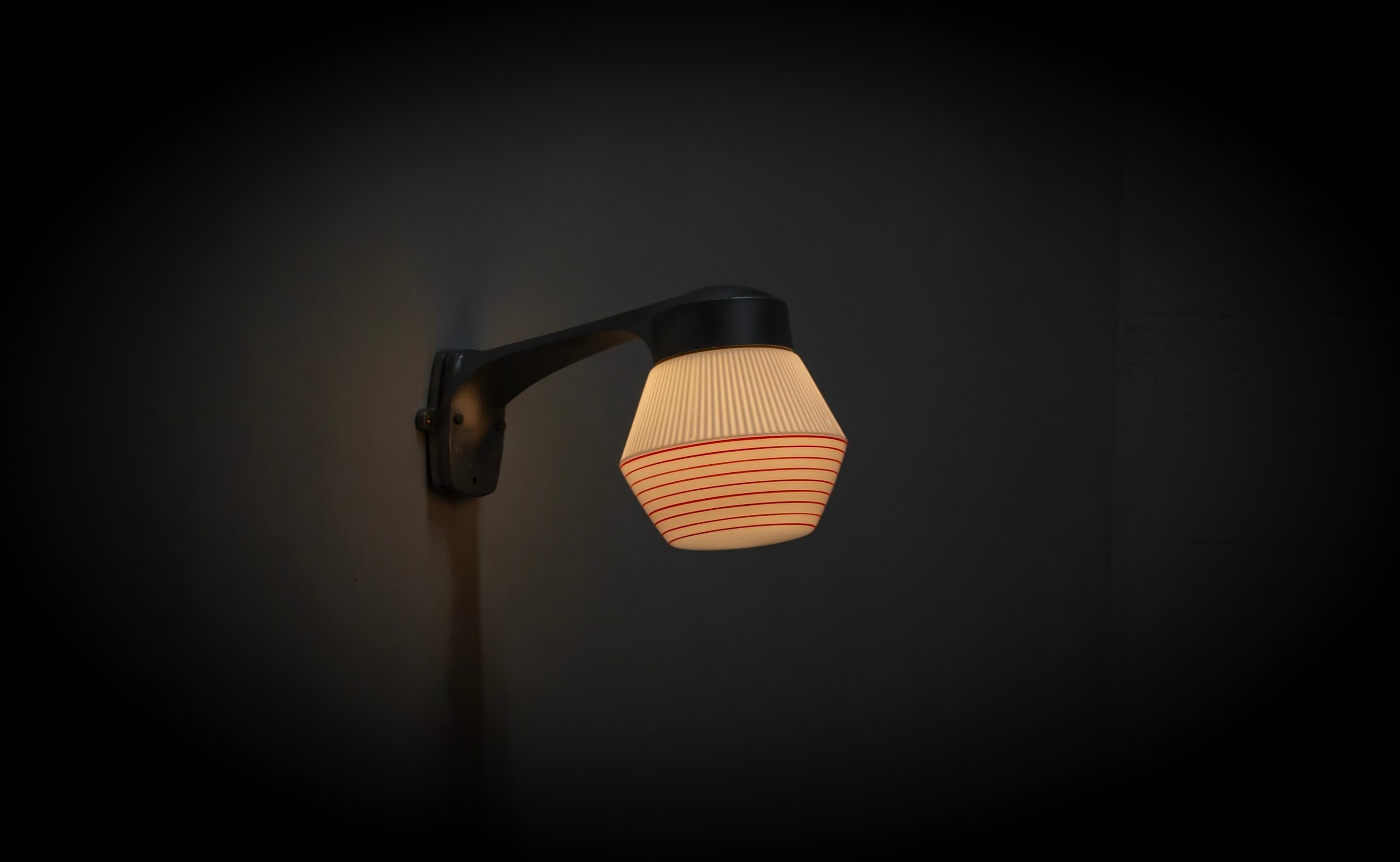 Lampada da parete scandinava per esterni in Norvegia, anni '60 in vendita 1