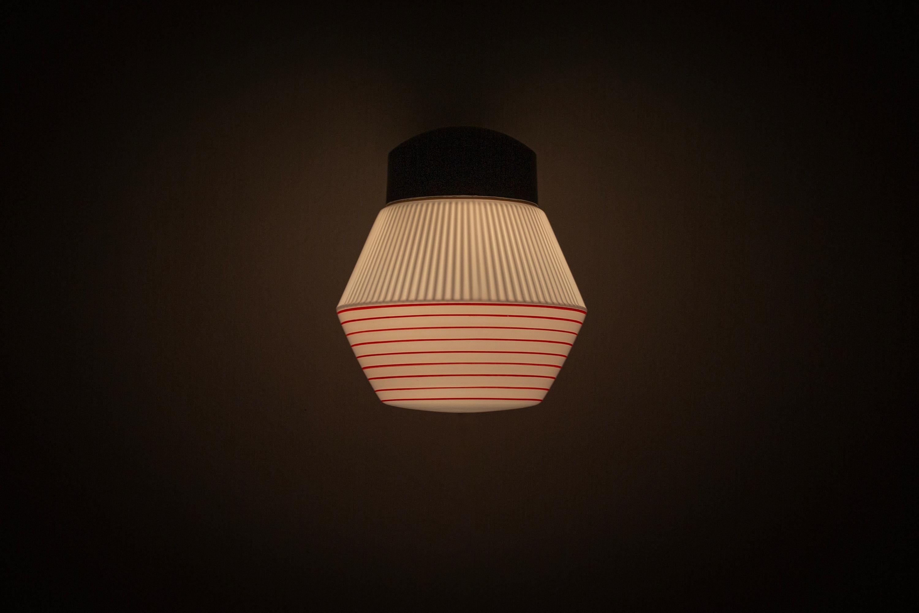 Lampada da parete scandinava per esterni in Norvegia, anni '60 in vendita 2
