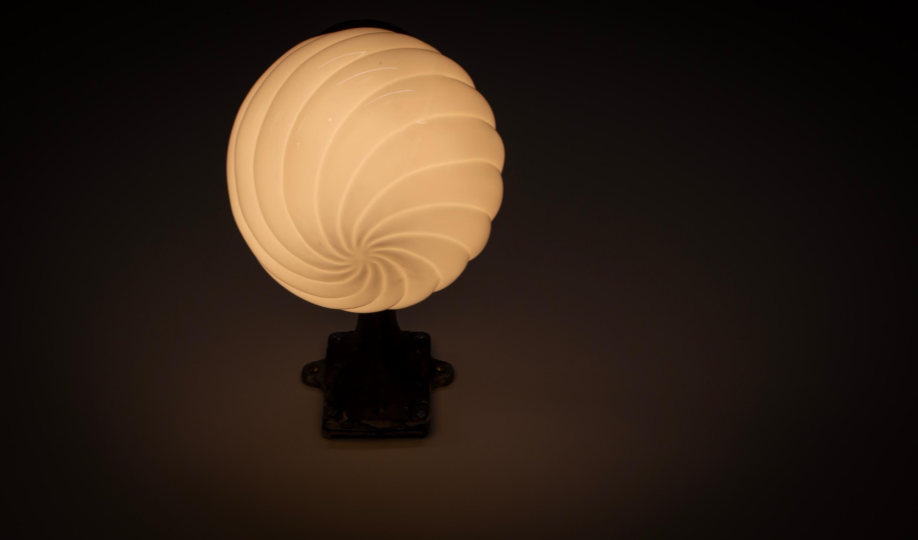 Scandinavian Outdoor Wall Light, Norway, 1960s For Sale 3