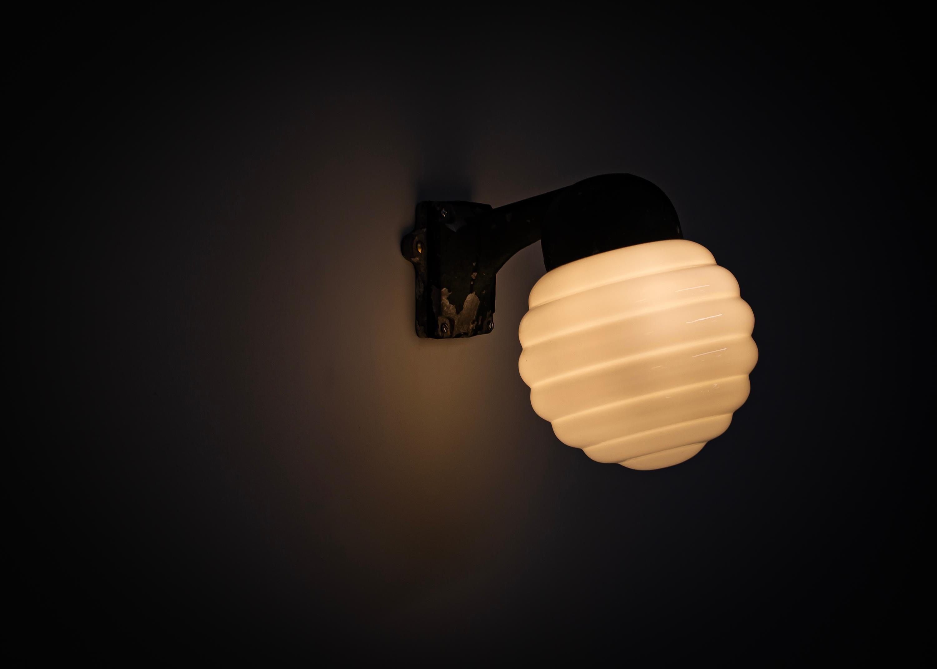 Scandinavian Outdoor Wall Light, Norway, 1960s For Sale 3