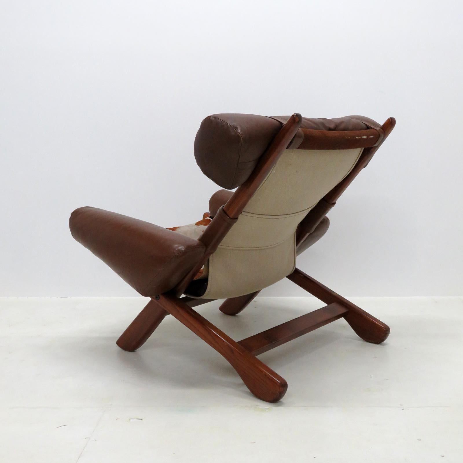 Mid-20th Century Scandinavian 'Ox' Lounge Chair, 1960 For Sale
