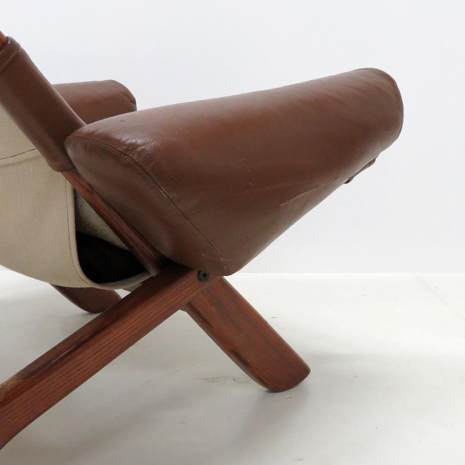 Scandinavian 'Ox' Lounge Chair, 1960 For Sale 1