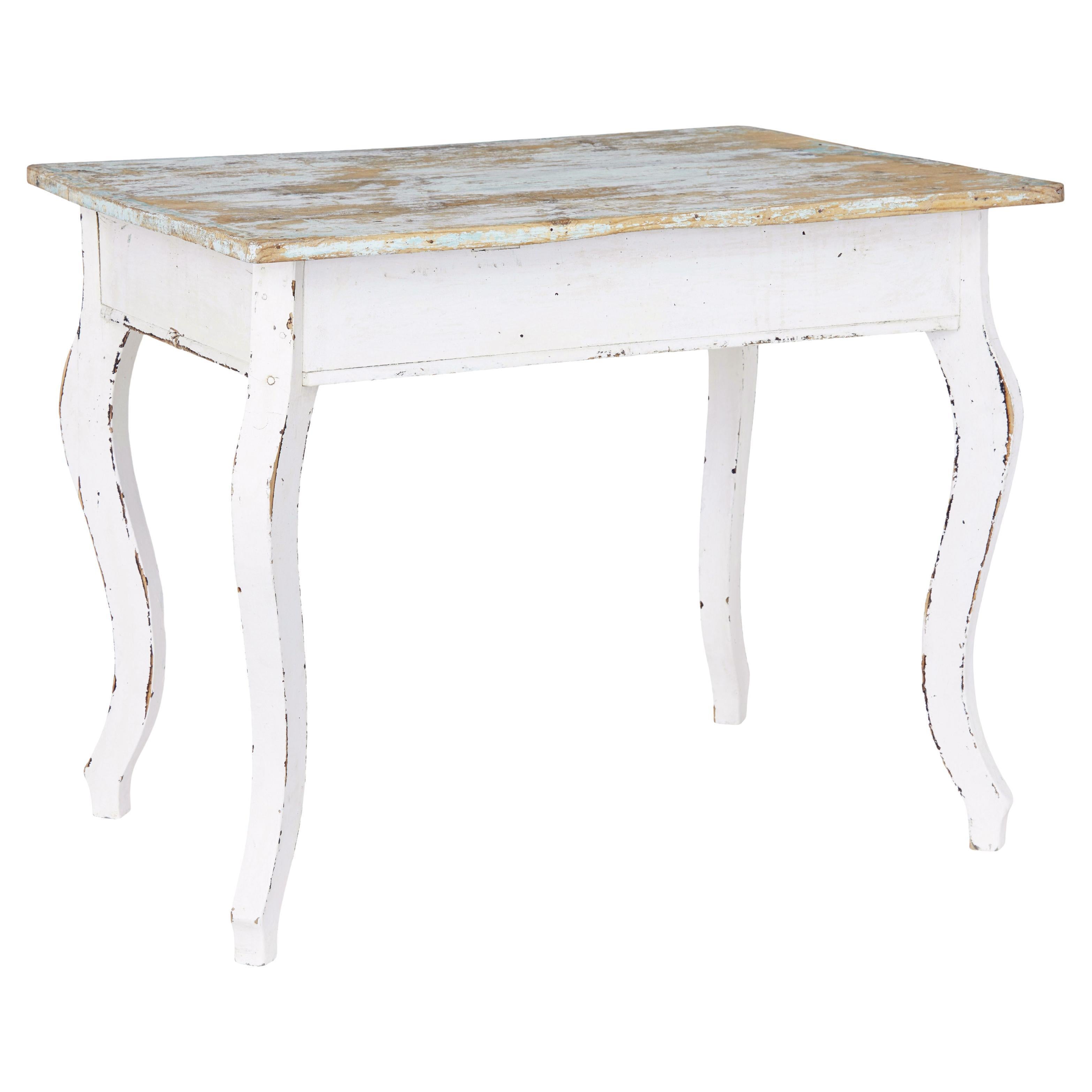 Scandinavian painted pine occasional table