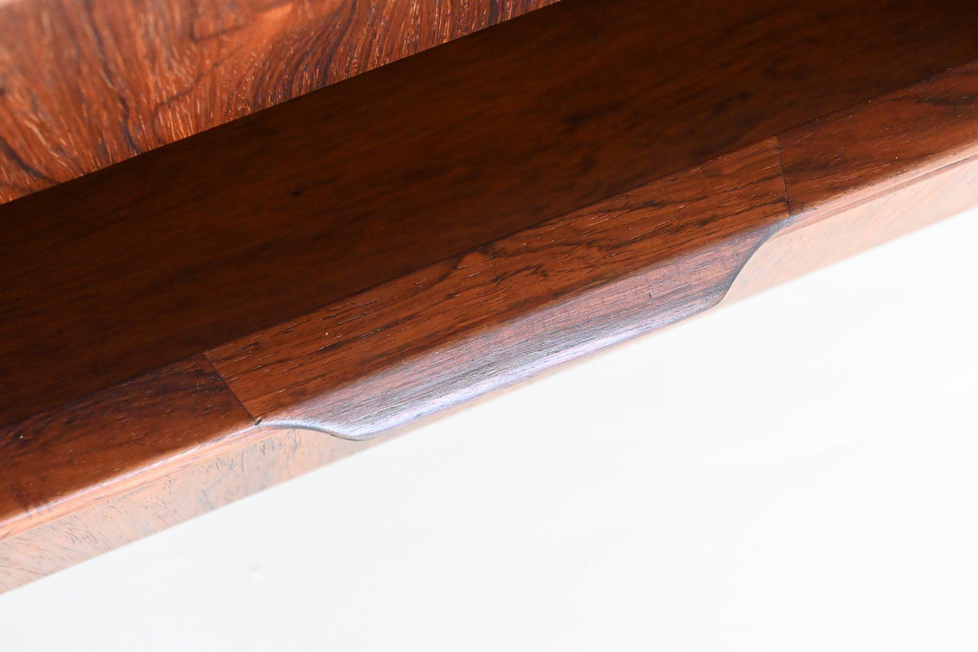 Scandinavian pair of bookcases in rosewood Denmark 1960 9