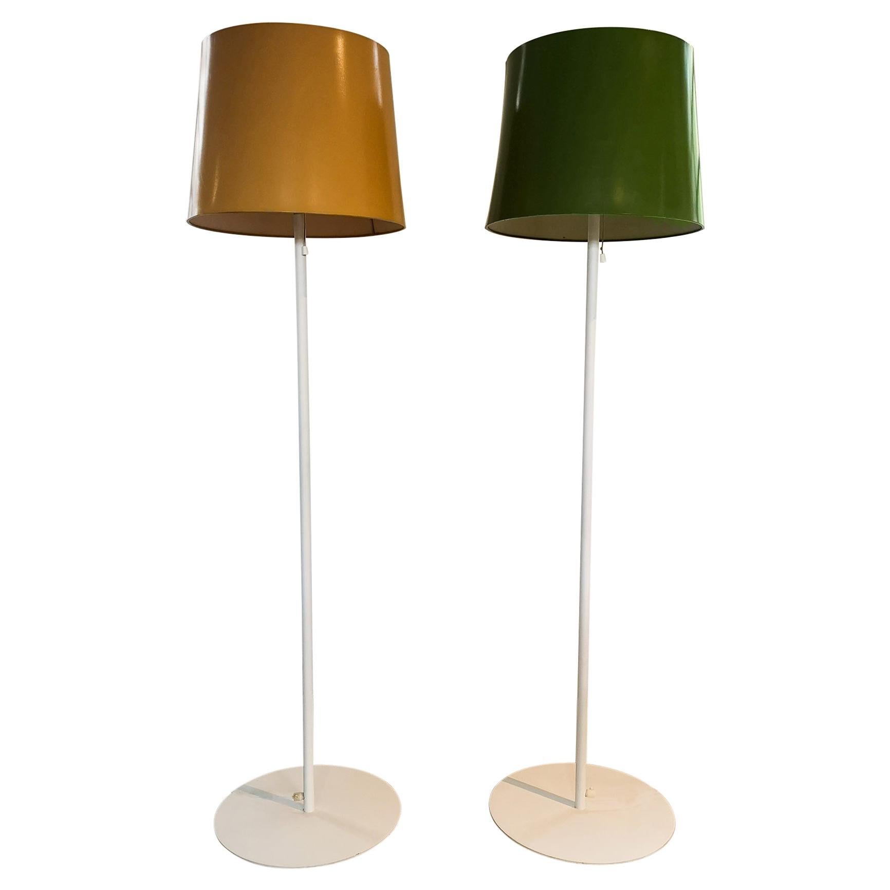 Scandinavian Pair of Floor Lamps Luxus, Sweden, 1970s For Sale