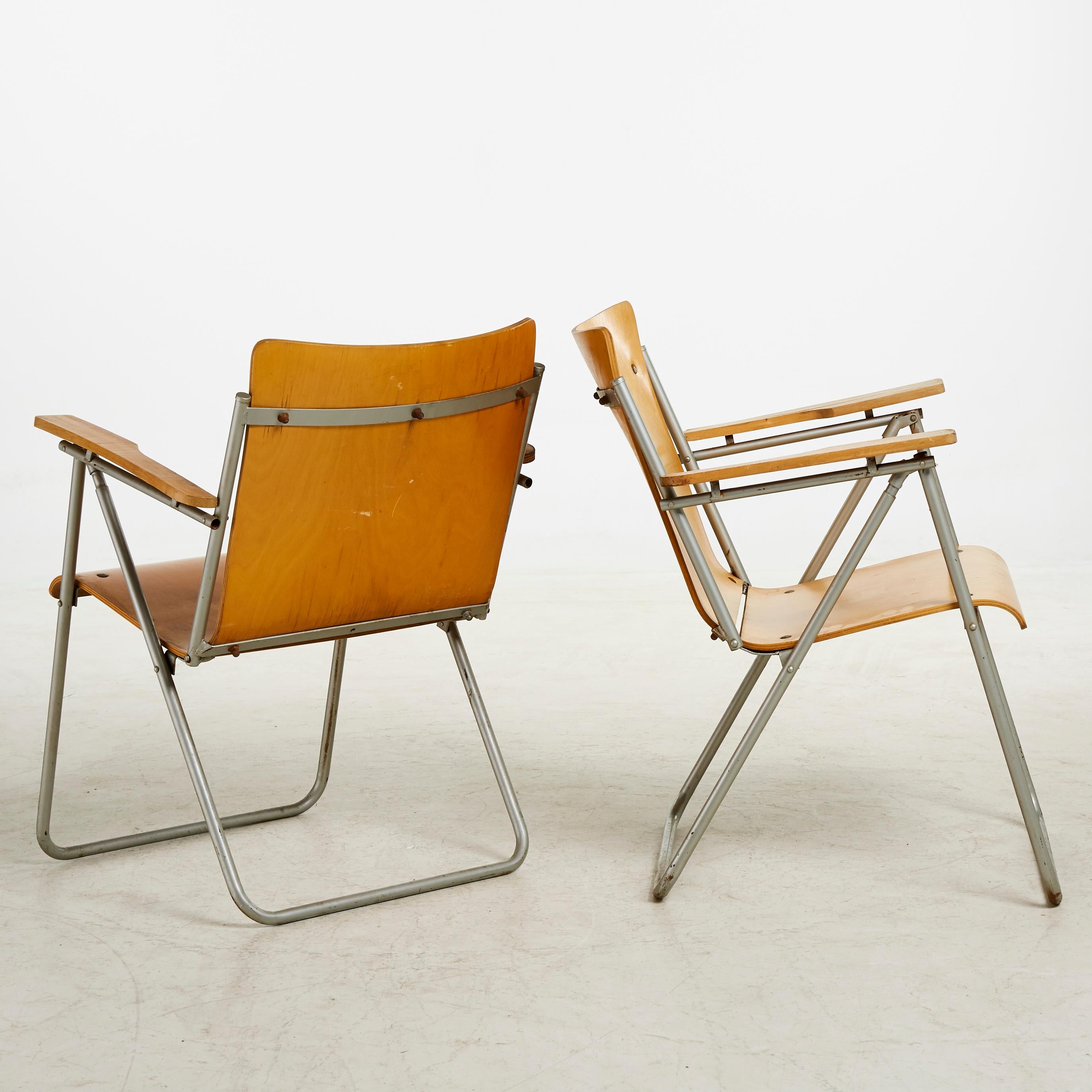 birch folding chairs