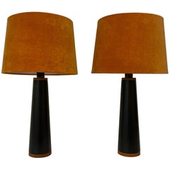 Scandinavian Modern Pair of Table Lamps Luxus, Sweden, 1970s