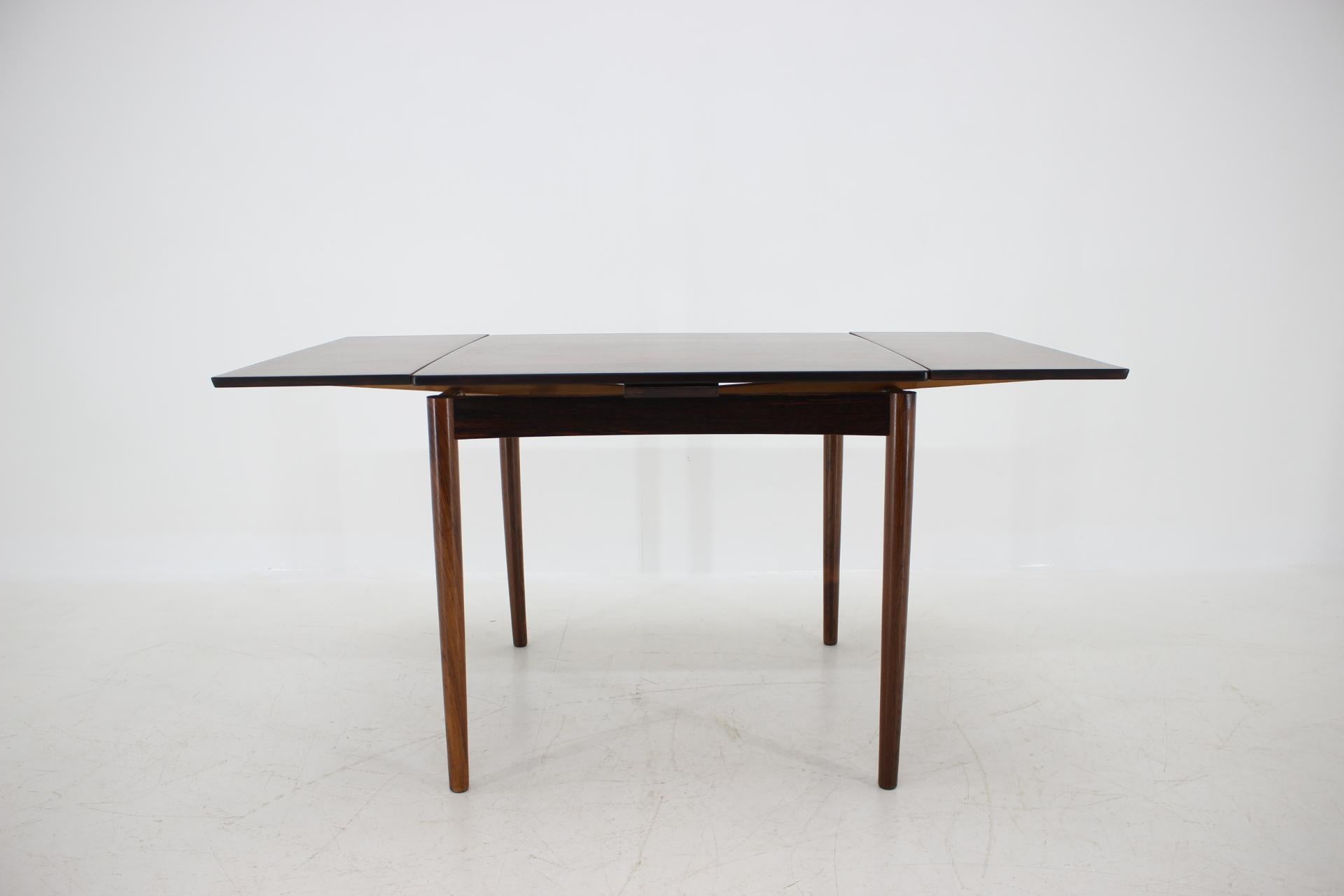 Scandinavian Palisander Adjustable Dining Table, 1960s 1
