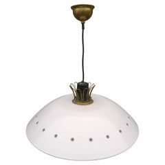 Scandinavian Pendant Lamp in Style of Paavo Tynell, 1950's