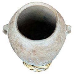 Jardinera Petite Escandinava/ Base Ajustable de Mimbre