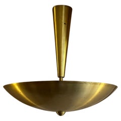 Scandinavian pierced metal 1950’s ceiling light