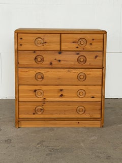 Scandinavian Pine Chest of Drawers, 1970s