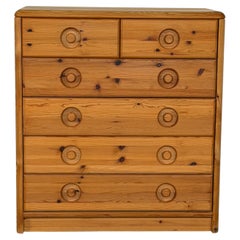 Scandinavian Pine Chest of Drawers, 1970s