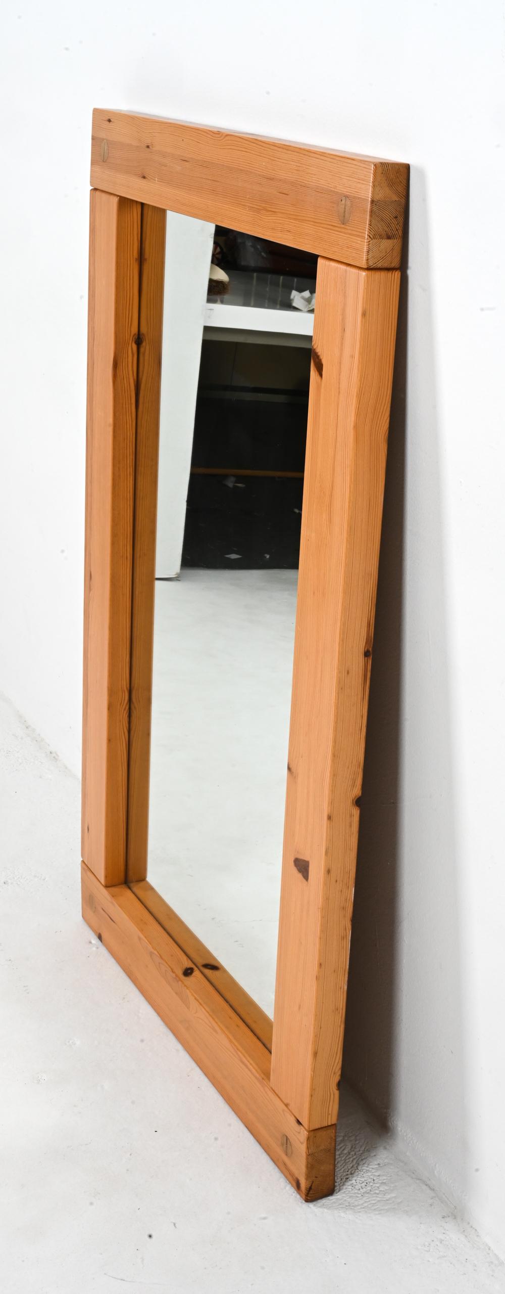 Scandinavian Pine Hall Bench & Mirror by Ruben Ward for AB Nybrofabriken Fröseke 7