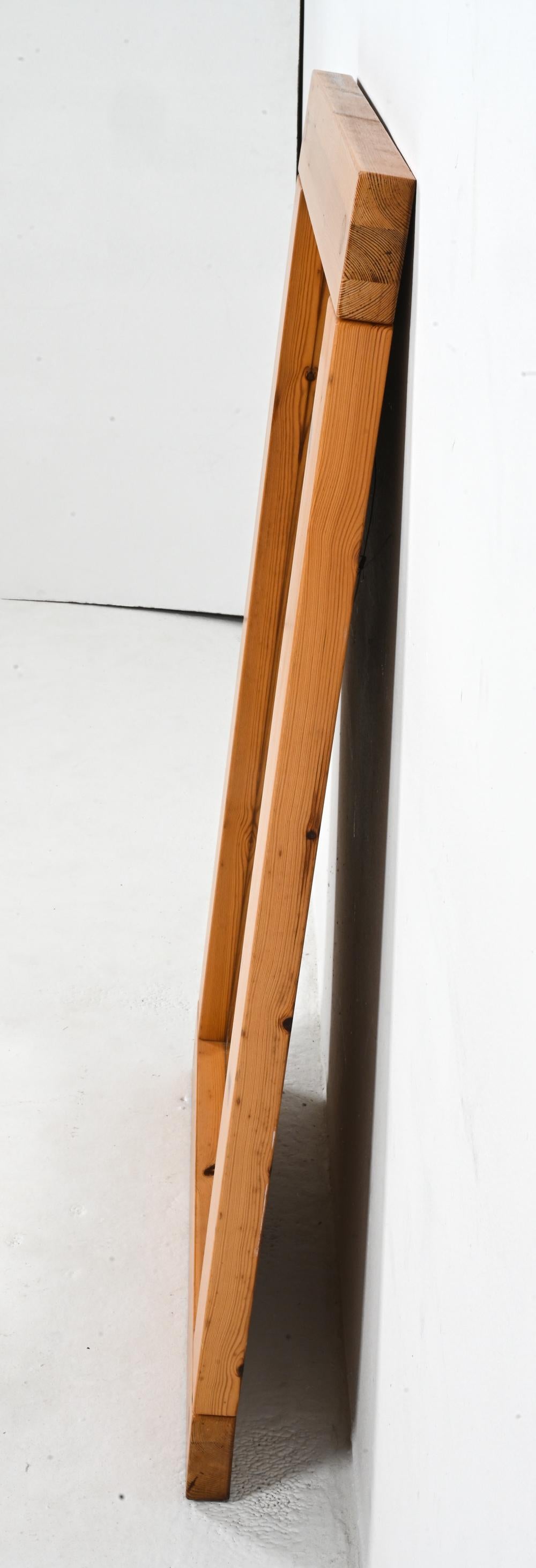 Scandinavian Pine Hall Bench & Mirror by Ruben Ward for AB Nybrofabriken Fröseke 8