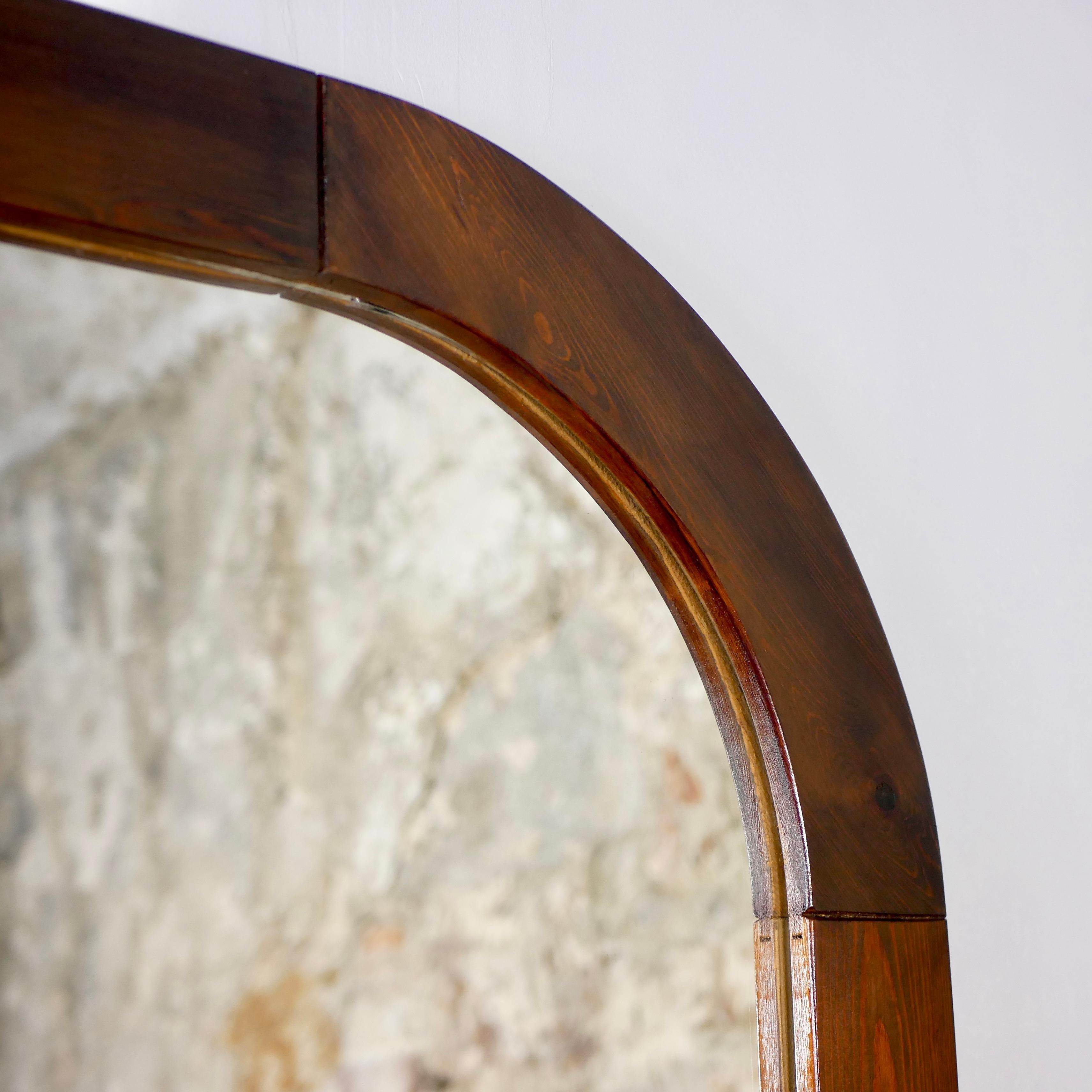 Scandinavian pine mirror by Ikea, Sweden, 1970s 3