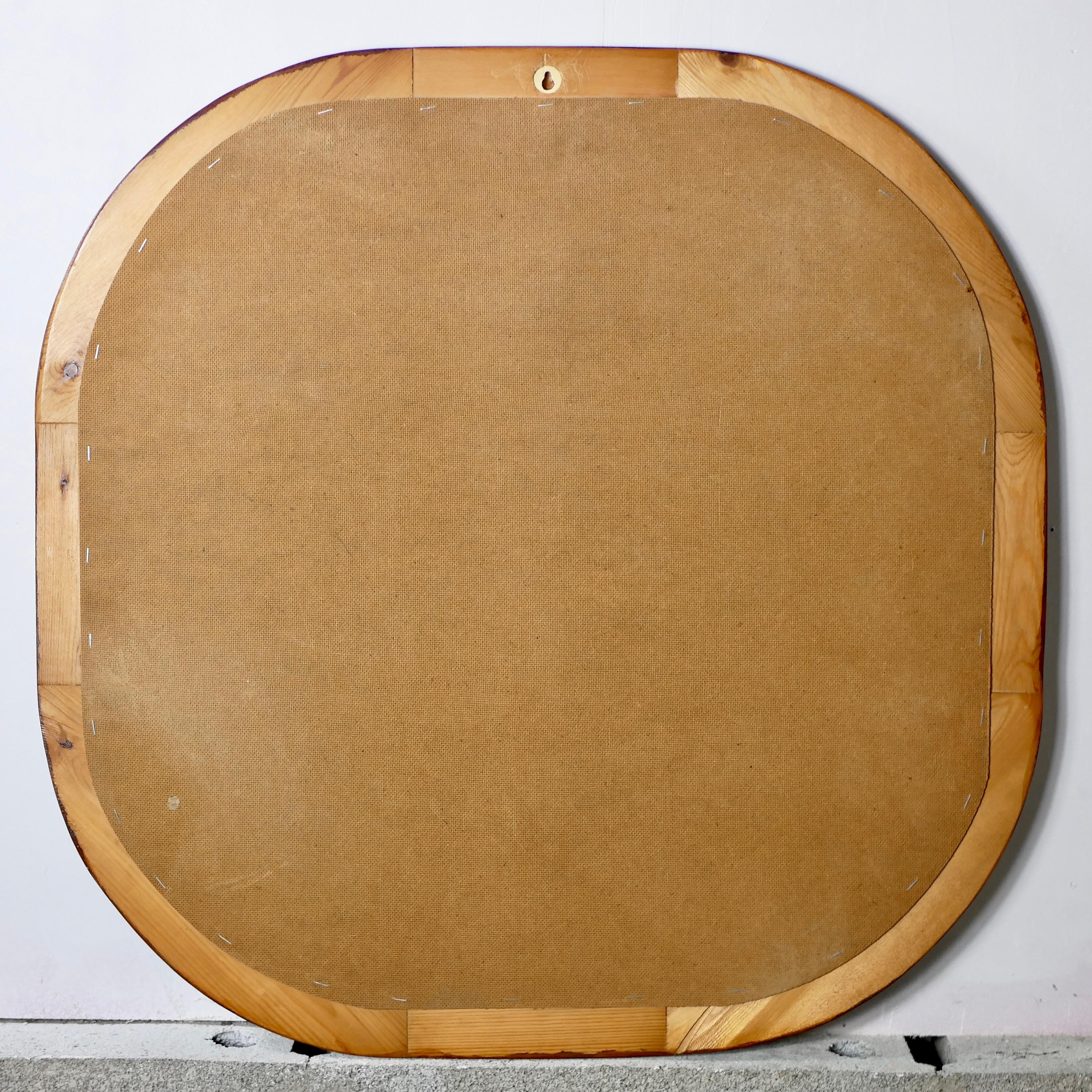 Scandinavian pine mirror by Ikea, Sweden, 1970s 7