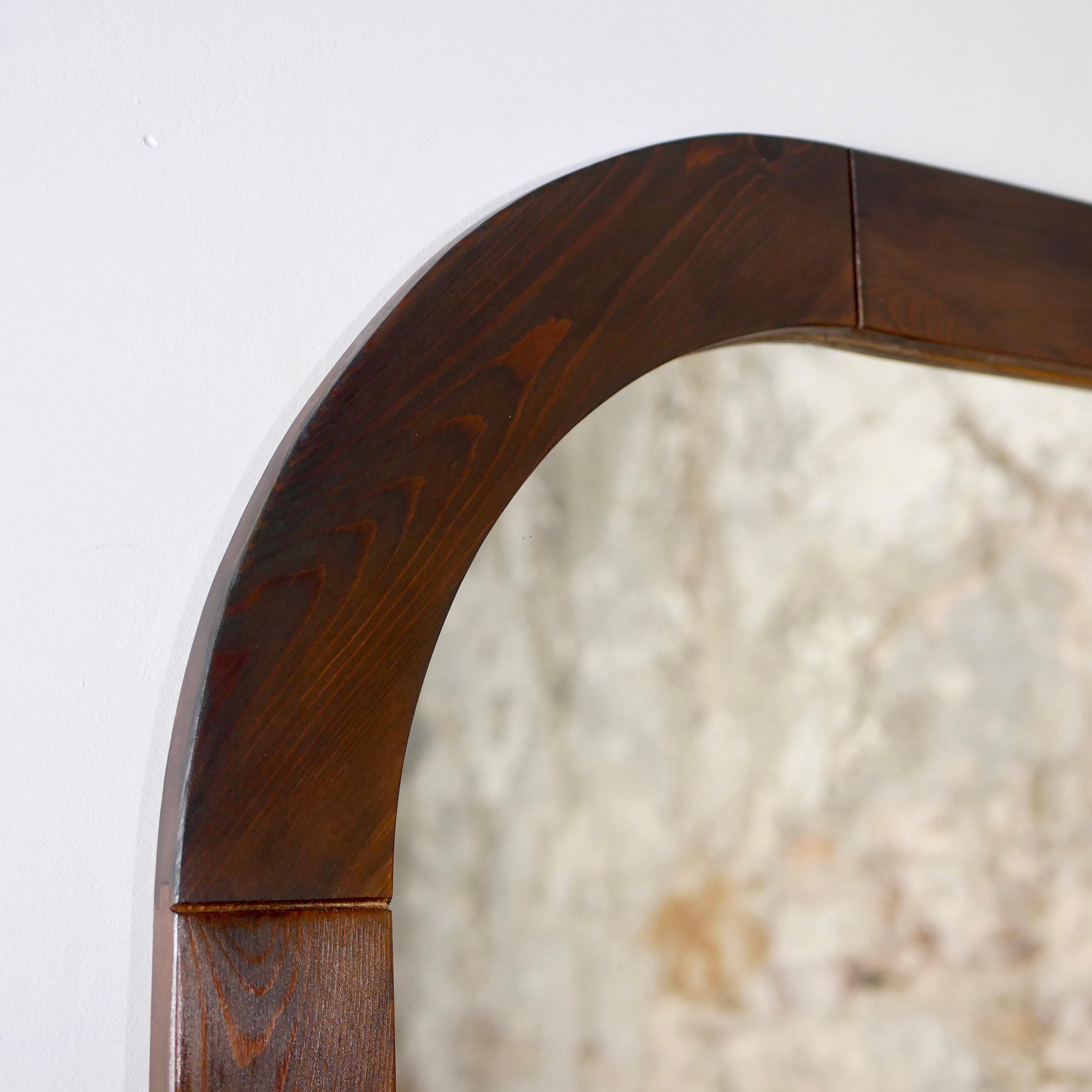 Scandinavian pine mirror by Ikea, Sweden, 1970s 1