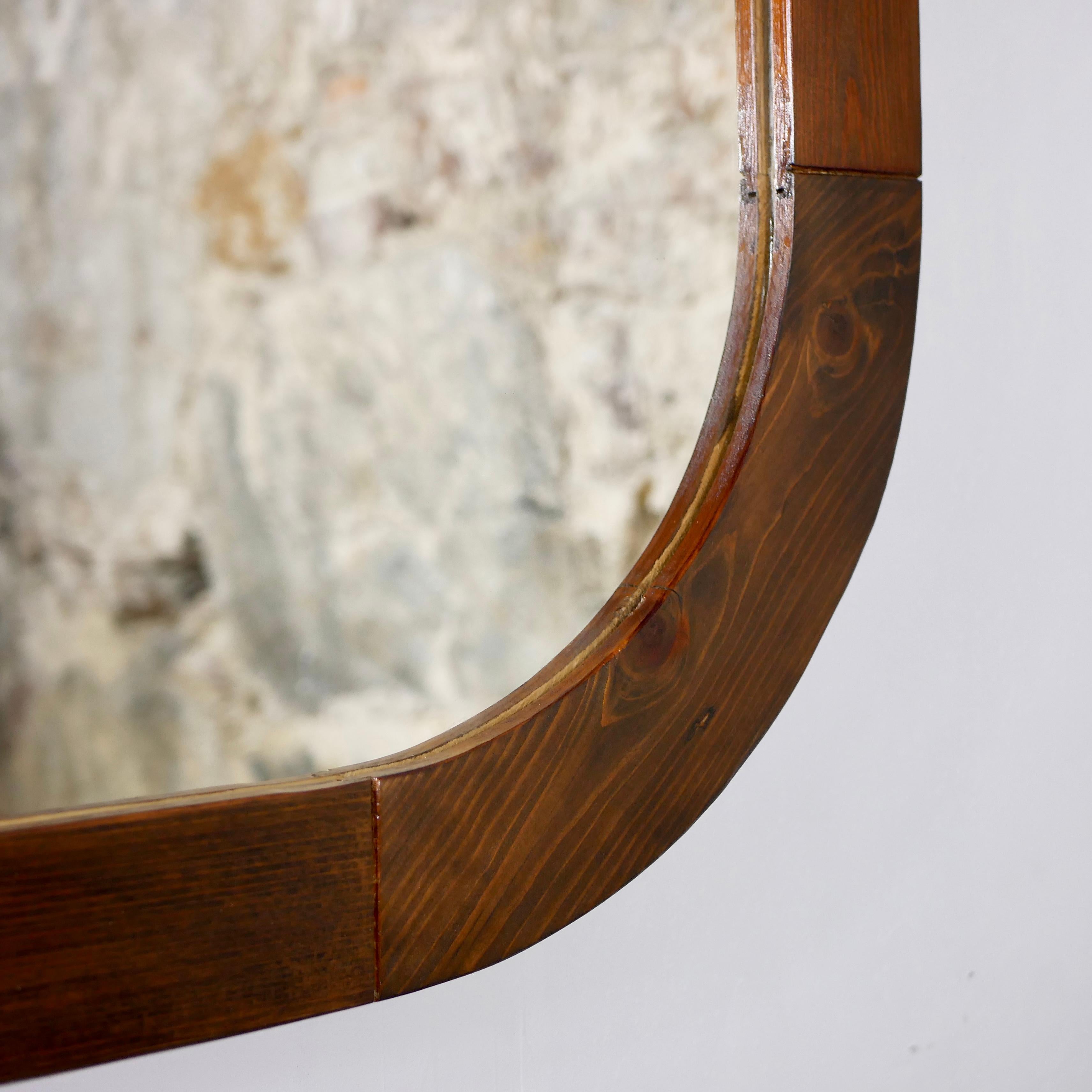 Scandinavian pine mirror by Ikea, Sweden, 1970s 2