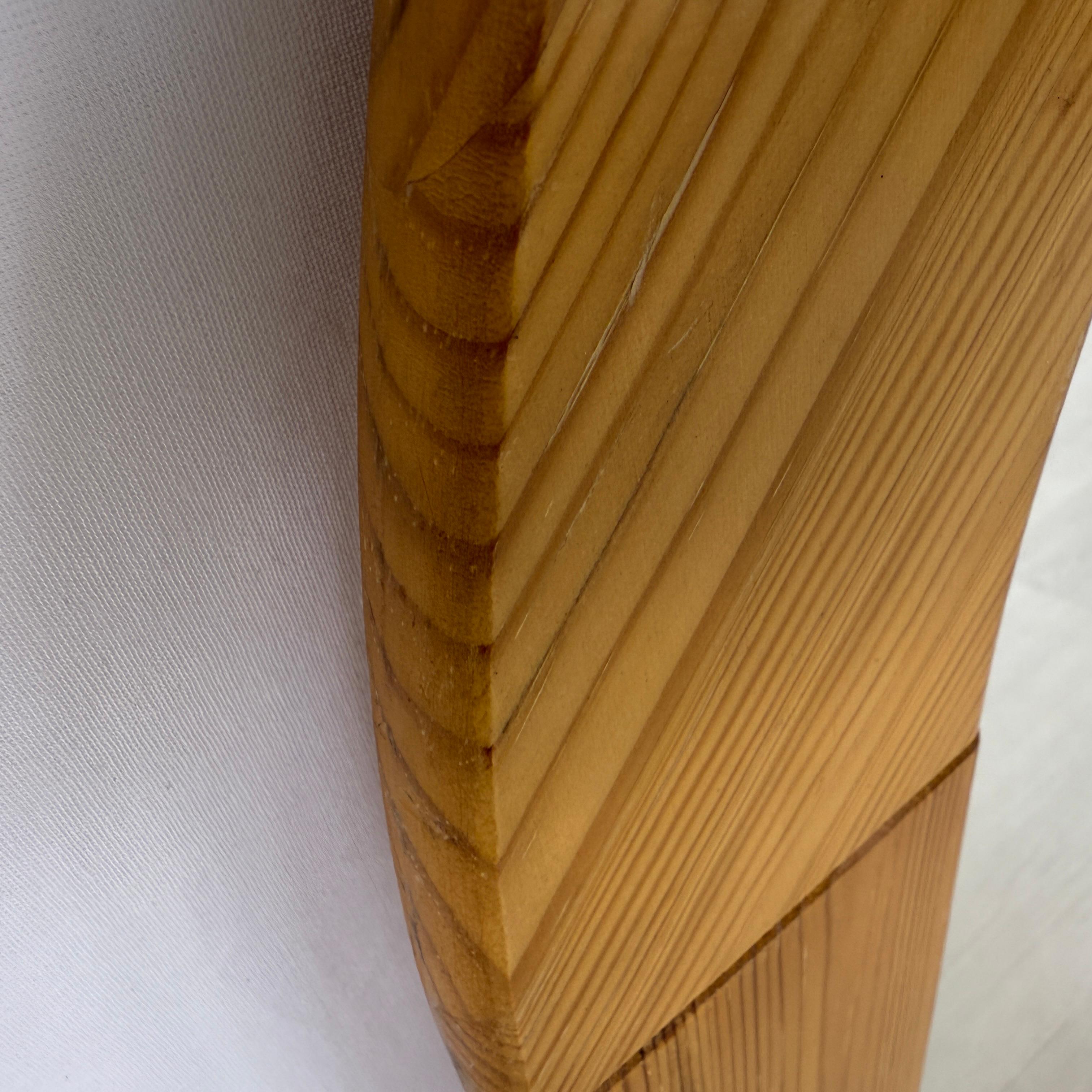 Specchio scandinavo in pino In condizioni buone in vendita a Bridgeport, CT