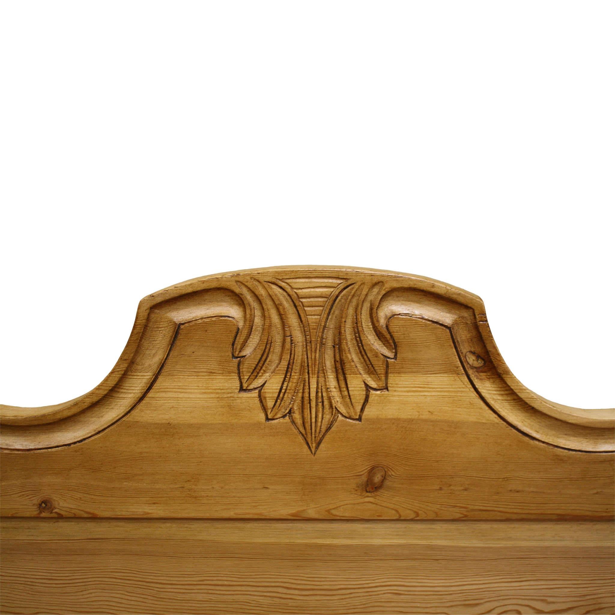 queen bed frame pine