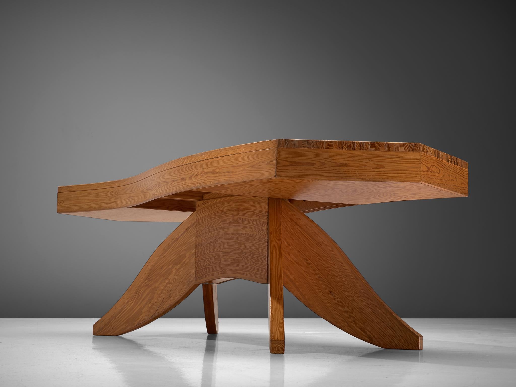 curved wood table top