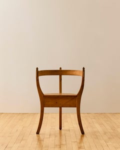Scandinavian Pine Tripod Armchair c. 1960's
