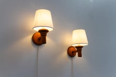 Applique scandinave in pino di Darø, anni '70. Set di 2.