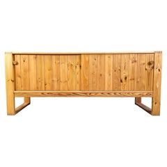 Skandinavisches Sideboard aus Kiefernholz, 1960er Jahre