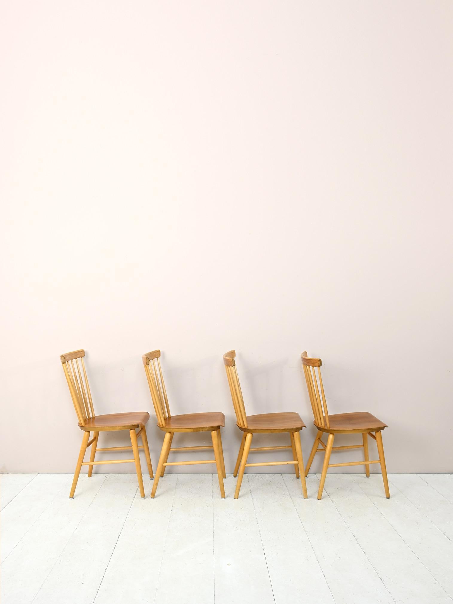 Scandinavian Modern Scandinavian Pinnstol Chairs